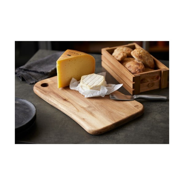 Drewniana deska z akcesoriami do krojenia 22x38 cm – Holm-image-2