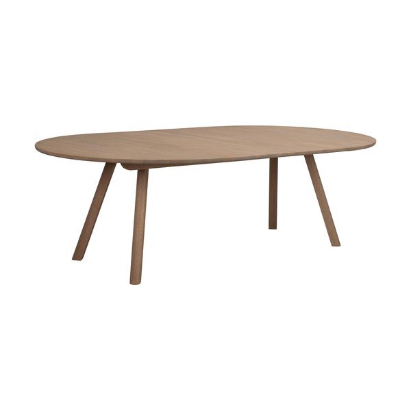 Dodatkowy blat do stołu z litego drewna dębowego 140x50 cm Clapperton – Rowico-image-4