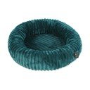 Ciemnozielone legowisko dla psów ø 50 cm Dog Fantasy Stripe – Plaček Pet Products