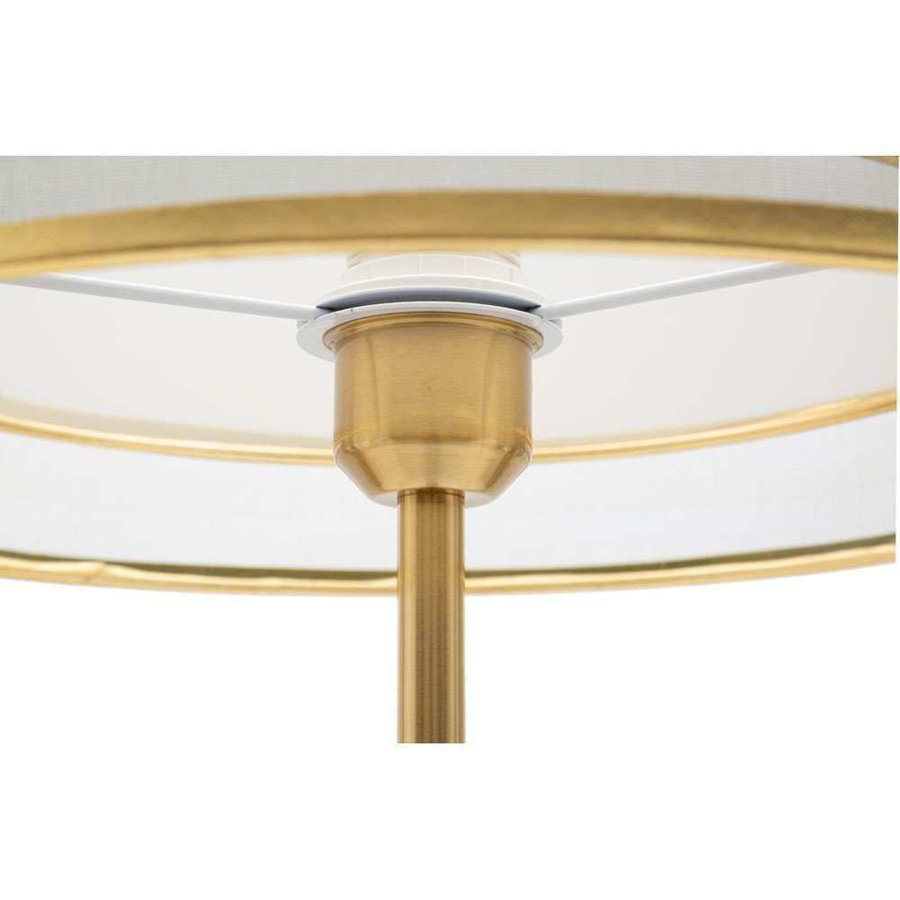 Lampa stojąca w czarno-złotym kolorze z tekstylnym kloszem (wysokość 153 cm) Levels – Mauro Ferretti (zdjęcie 4)