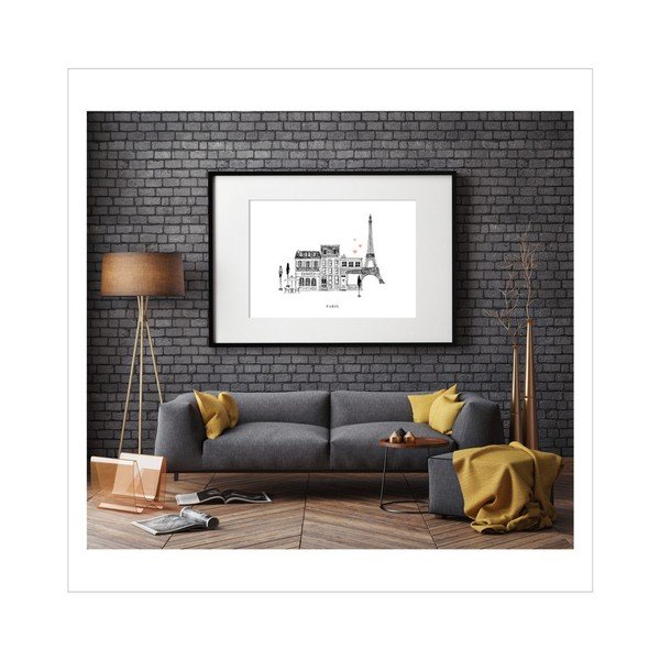 Plakat Leo La Douce Paris Mon Amour, 21x29,7 cm-image-1