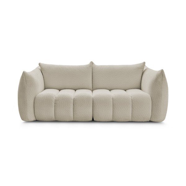 Beżowa sofa z materiału bouclé 234 cm Azra – Bobochic Paris