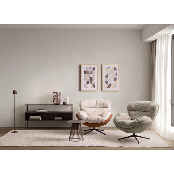 Ciemnobrązowa konsola ze szklanym blatem 30x140 cm Godric – Bizzotto-image-4