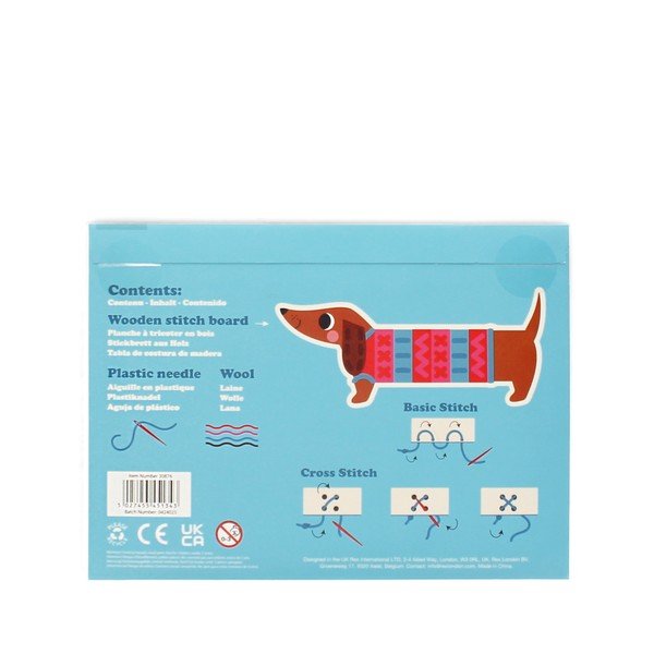 Zestaw do haftowania Sunny Sausage Dog – Rex London-image-2