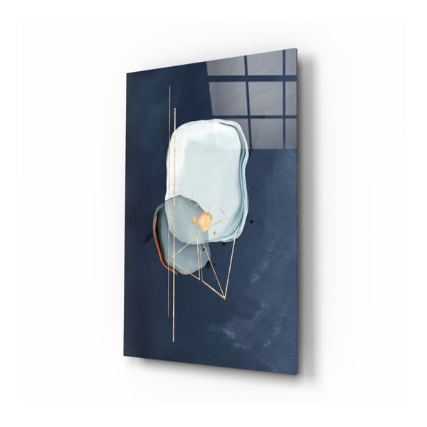 Szklany obraz Insigne Abstract Gray, 72x46 cm