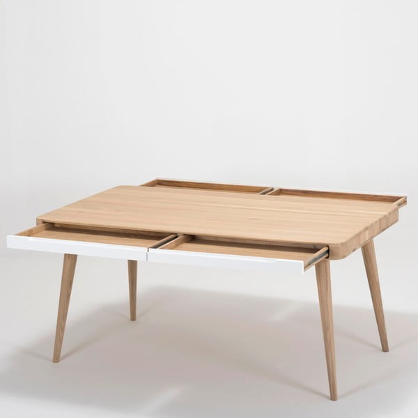 Stół z drewna dębowego Gazzda Ena Two, 140 x 90 cm-image-3