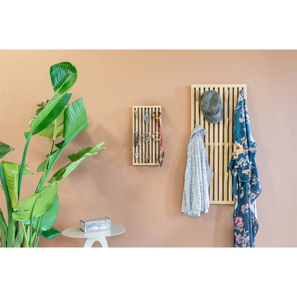 Metalowy wieszak ścienny w naturalnym kolorze 24 cm Parco – Spinder Design-image-1