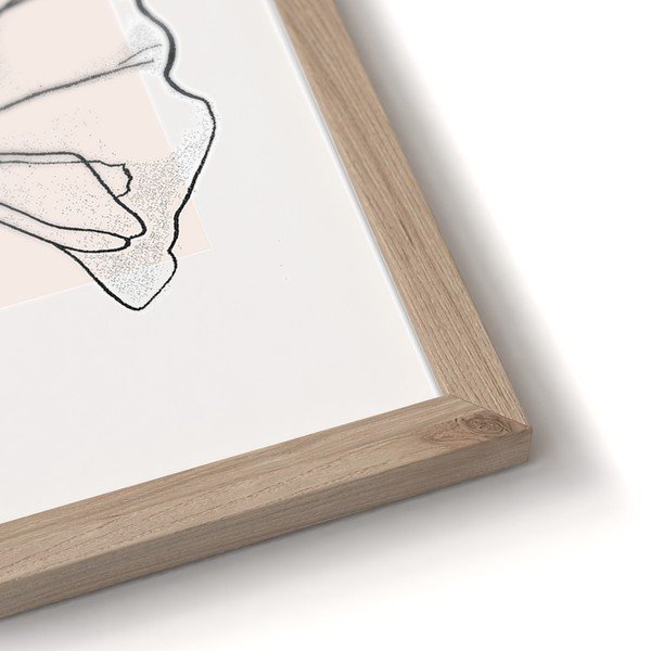 Obrazy zestaw 2 szt. drukowane z ramą w zestawie 30x40 cm Floral Set – Styler-image-4