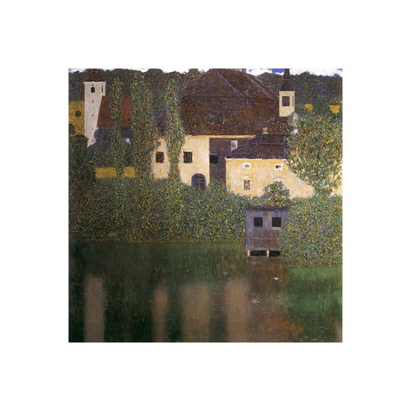 Reprodukcja obrazu Gustava Klimta - Water Castle, 50x50 cm