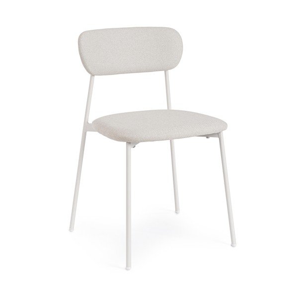 Białe tapicerowane krzesło Inka – Yes Everyday