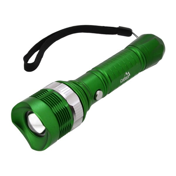 Zielona kieszonkowa latarka LED Cattara ZOOM