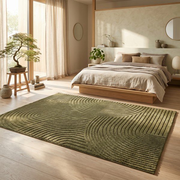 Ciemnozielony dywan 160x230 cm Whirl – ESTE-image-4