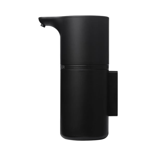 Czarny ścienny automatyczny plastikowy dozownik do płynu dezynfekującego 260 ml Fineo – Blomus
