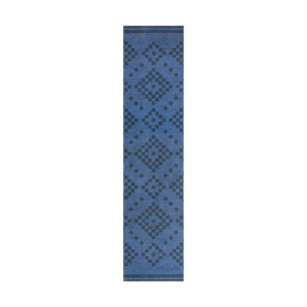 Ciemnoniebieski chodnik odpowiedni do prania 57x230 cm MATCH EVE  – Flair Rugs