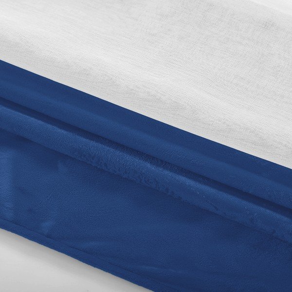 Biało-niebieska zasłona AmeliaHome Irvelette Eyelets, 140x270 cm-image-1