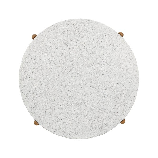 Kremowo-naturalny zestaw mebli ogrodowych z litego drewna akacjowego dla 4 osób Terracina – House Nordic-image-3