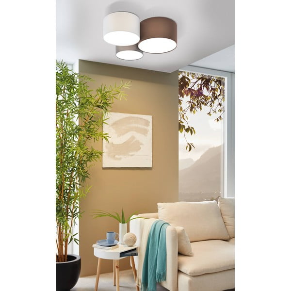 Szaro-brązowa lampa sufitowa 49,5x61 cm PASTORE – EGLO-image-1