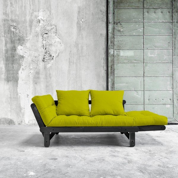 Sofa rozkładana Karup Beat Black/Pistacie-image-3