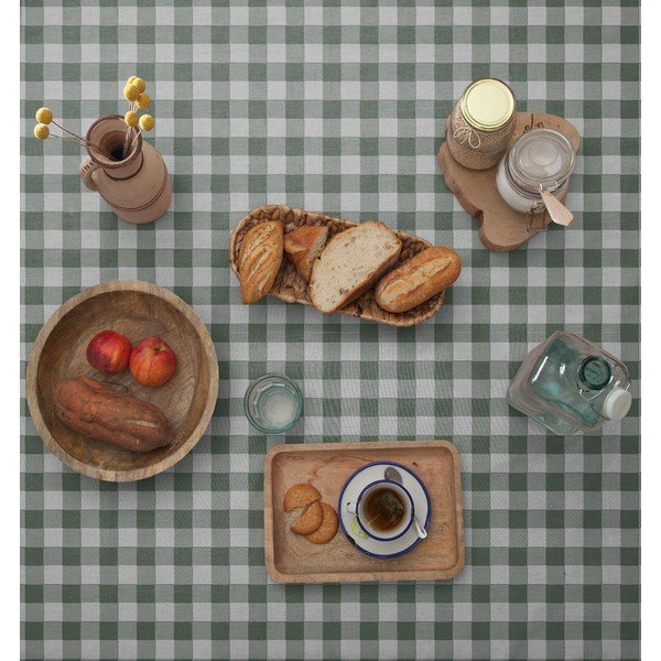 Obrus Really Nice Things Green Vichy, 140x200 cm-image-2