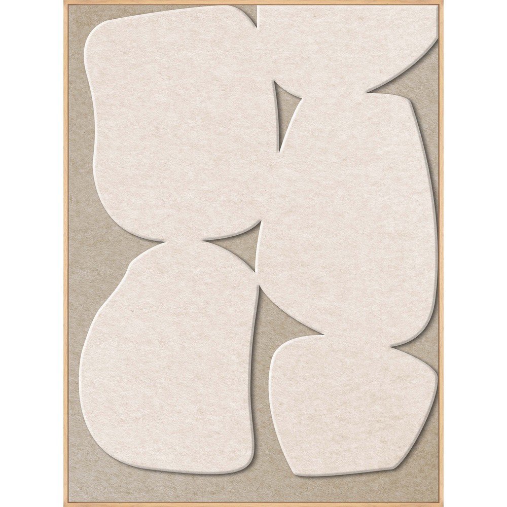 Obraz akustyczny 3D z ramą w zestawie 90x120 cm Stone Path 1 – Malerifabrikken