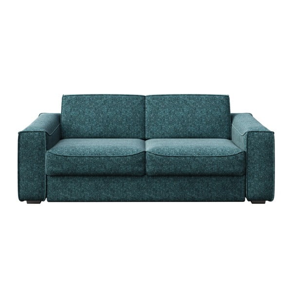 Turkusowoniebieska rozkładana sofa 3-osobowa MESONICA Munro