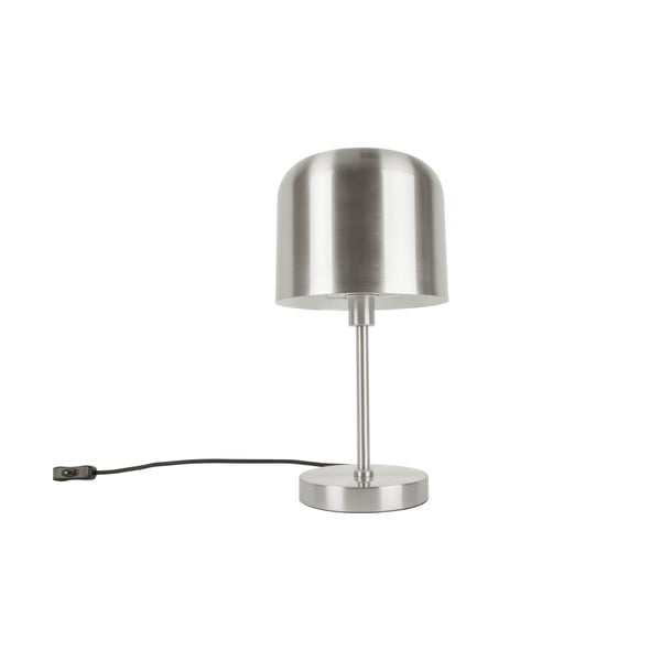 Lampa stołowa w kolorze srebra Leitmotiv Capa, wys. 39,5 cm