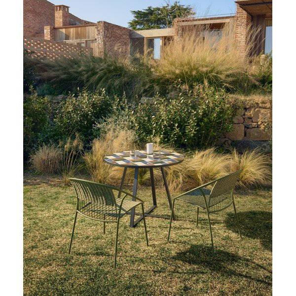 Okrągły stół ogrodowy z ceramicznym blatem ø 90 cm Tella – Kave Home-image-1
