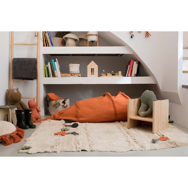 Zielony/pomarańczowy dziecięcy worek do siedzenia Cathy the Carrot – Lorena Canals-image-3