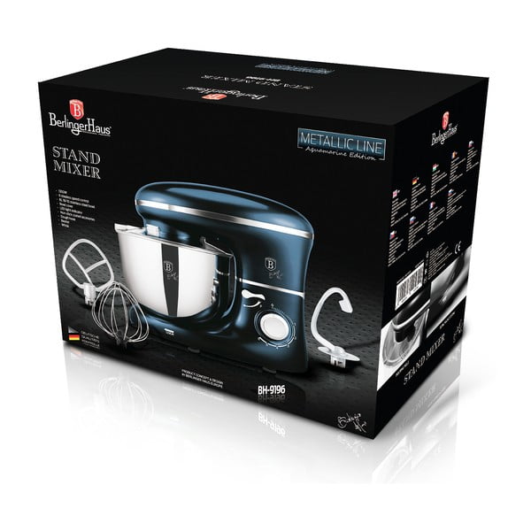 Niebieski robot kuchenny Aquamarine Metallic Line – BerlingerHaus-image-2