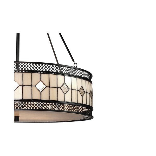 Metalowa lampa wisząca ze szklanym kloszem ø 60 cm Waldorf – Premier Housewares-image-3