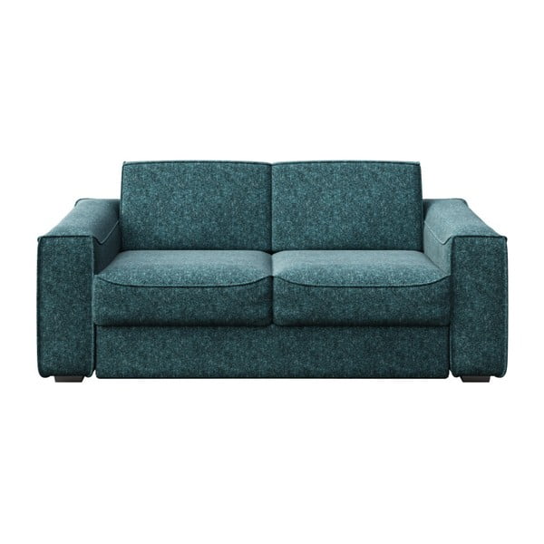 Turkusowoniebieska rozkładana sofa 2-osobowa MESONICA Munro