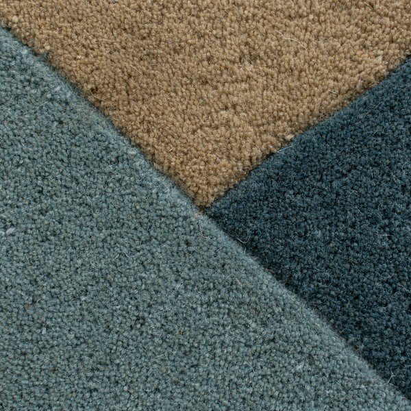 Niebiesko-beżowy dywan wełniany 230x160 cm Arlo Harper – Flair Rugs-image-3