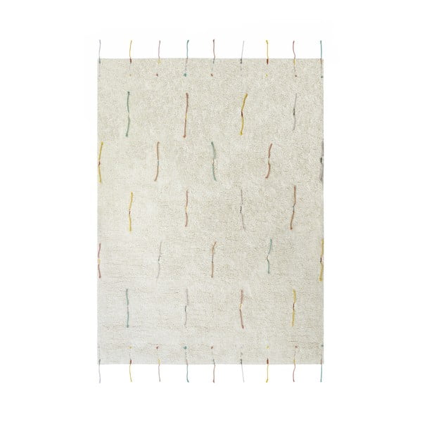 Kremowy bawełniany dziecięcy dywan do zabawy 120x160 cm Wildflowers – Lorena Canals-image-4