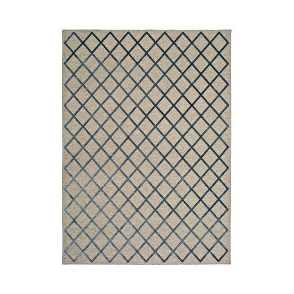 Dywan z dodatkiem wełny Universal Isabella Azul, 67x105 cm-image-1