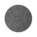 Czarno-biały okrągły dywan odpowiedni na zewnątrz ø 160 cm Duet Kona – NORTHRUGS