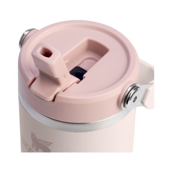 Jasnoróżowy termos ze stali nierdzewnej 410 ml IceFlow™ Flip Straw 2.0 Tumbler Rose Quartz – Stanley-image-3
