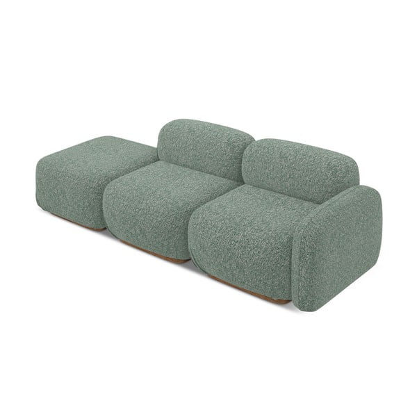 Jasnozielony szezlong modułowy (prawostronny) Ailani – Makamii-image-3