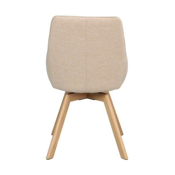 Beżowe krzesła zestaw 2 szt. Alison – Rowico-image-3