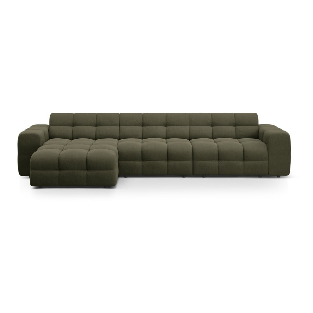 Zielony narożnik (lewostronny/z szezlongiem) Kendal – Micadoni