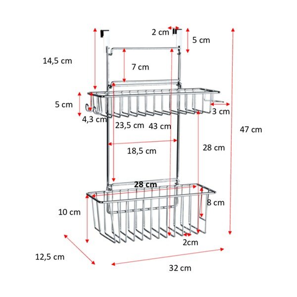 Zawieszany koszyk Wenko Clip-On-image-4