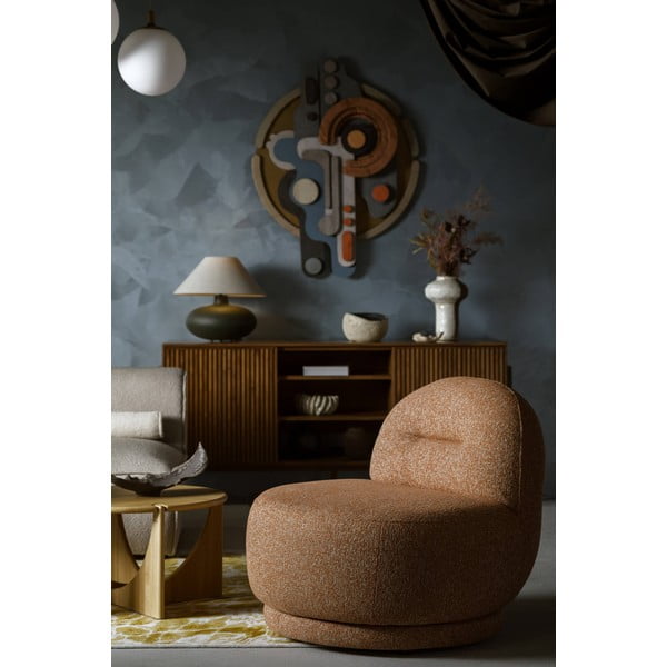 Pomarańczowy fotel Ovo – Miuform-image-1