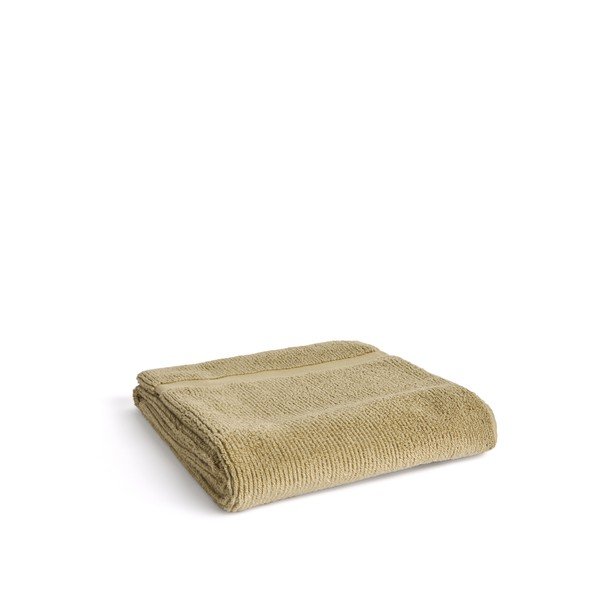 Zielony bawełniany ręcznik kąpielowy frotte 70x140 cm Olvira – Kave Home