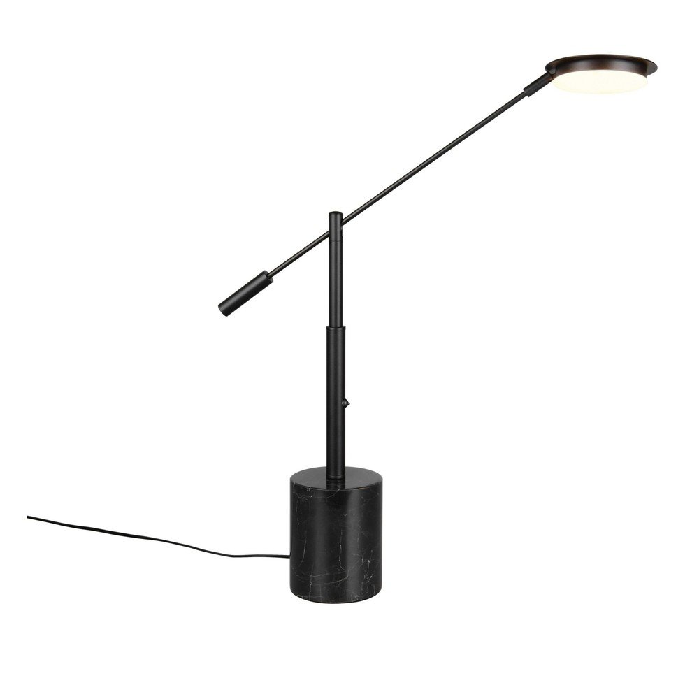 Czarna lampa stołowa LED (wysokość 65 cm) Fiore – Trio Select