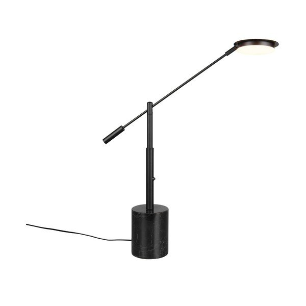 Czarna lampa stołowa LED (wysokość 65 cm) Fiore – Trio Select