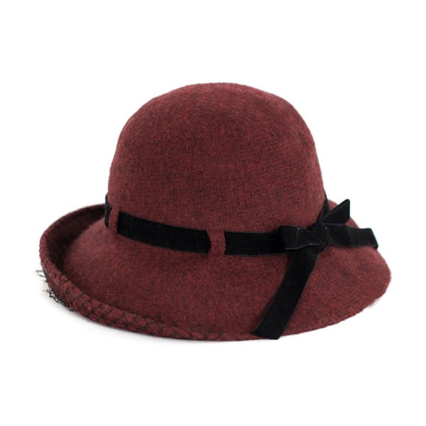 Bordowy kapelusz Berliner