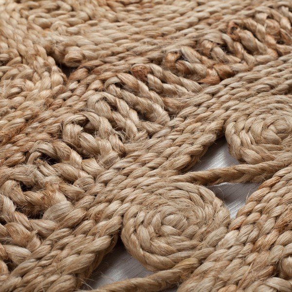 Naturalny okrągły dywan z juty ø 150 cm Eden – Flair Rugs-image-2