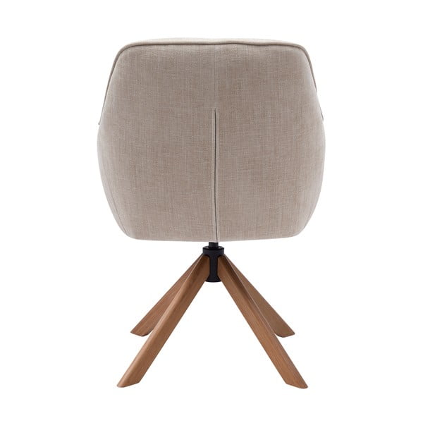 Kremowe tapicerowane fotele jadalniane zestaw 2 szt. Avola – Unique Furniture-image-2