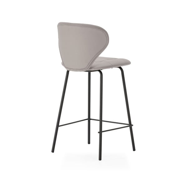 Beżowe hokery zestaw 2 szt. (wysokość siedziska 67 cm) Maura – Marckeric-image-4