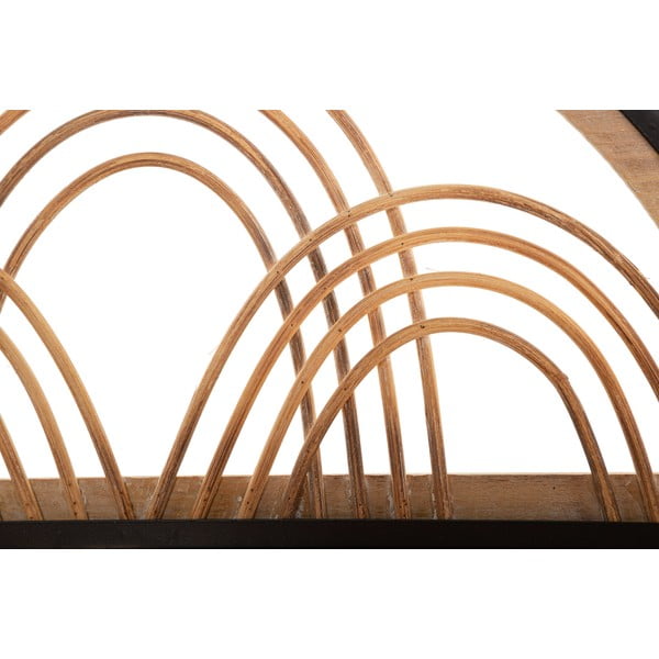 Czarno-naturalny metalowy wieszak ścienny z półką Oporto – Mauro Ferretti-image-4