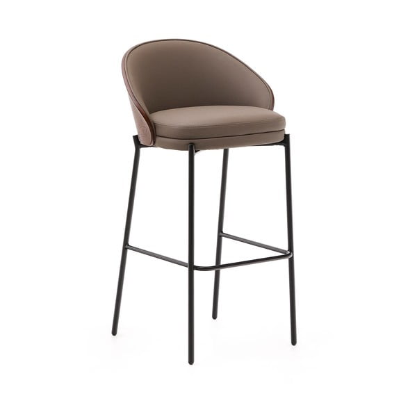 Brązowy hoker (wysokość siedziska 77 cm) Eamy – Kave Home